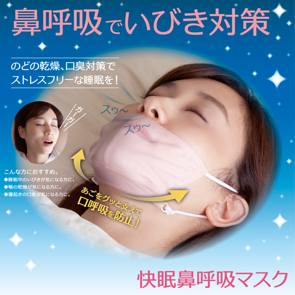 快眠鼻呼吸マスク